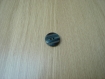 Deux boutons rond et rayure bleu marbré  19-114