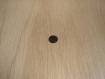 Trois boutons noir vintage avec rayure sur le contour   26-65
