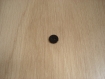 Trois boutons noir vintage avec rayure sur le contour   26-65