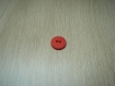 Bouton forme ronde rouge lisse fluo mate  6-107