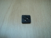  bouton forme carré arrondie noir  29-35