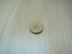 Bouton rond en bois avec creux et cercle  6-67