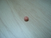Perles 10 mm chair pate de verre  25-84