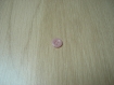 Petit bouton rose cuvette avec rebord biseauté  2-80