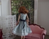 Jupe et corsage pour barbie silkstone et fashion royalty doll mini égerie 