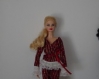 Vetement poupée pantalon et corsage barbie fashion royalty fr2 poppy mini-egerie 