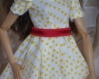 Robe d'été en coton pour barbie move, barbie model muse, erin nu face mini egérie 