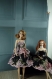 Robes dentelles 2 modèles pour barbie silkstone vintage ou fr dentelle haute couture sur tulle souple vendue séparément