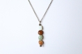 Collier perles de jade naturelle, ras de cou, minimaliste, idée cadeau, anniversaire, noël