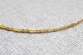 Collier fin ras de cou perle miyuki jaune dégradé, bijou minimaliste, idée cadeau
