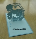 Carte kirigami mon baptême