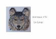 Schéma (pattern) : animaux n °5 : le loup