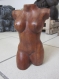 Sculpture sur bois buste femme 18 cm