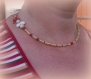 Collier modulable * nacre, corail, coquillage
