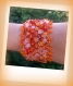 Bracelet manchettes perles oranges
