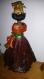African dollars witch bananes  poupée africaine en véritable feuille de bananier collection
