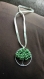 Colliers arbres de vie en perles vertes et fil de fer sexy et feminin