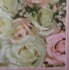 2 serviettes en papier bouquet de rose 25x25cm (307) 