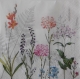 2 serviettes en papier fleur de printemps (301) 