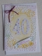 Carte d'anniversaire 40 ans 