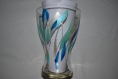 Vase en verre peint voiles modernes sur commande