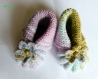 Chaussons hollandais pour bébé fille multicolore 3 mois
