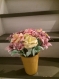 Bouquet fleurs origami pastel