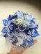 Bouquet papillon bleu