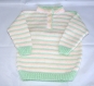 Pull bébé à motifs tricoté main taille 12/18 mois
