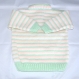 Pull bébé à motifs tricoté main taille 12/18 mois