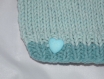 Brassière croisée bébé tricoté main taille 6 mois