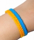 Bracelet brésilien modèle bleu/jaune