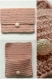 Pochette / trousse rose poudré en laine acrylique - crochet