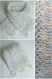 Écharpe bébé multicolore à motif vague ajourée en laine acrylique taille 18/24 mois - tricot 