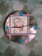 Horloge murale vinyle à l'effigie de marilyne monroe 