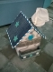 Boîte à mouchoirs en forme de maisonnette 