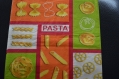 Très jolie serviette en papier pasta