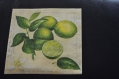 Très jolie serviette en papier les citrons verts