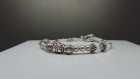 Bracelet avec perles nacrées, métal et rocailles en blanc bijoux fantaisie 29