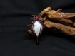 Pendentif pierre de lune wire wrap, collier pierre de lune, bijoux fantaisie, bijoux elfique, cadeau unique pour elle, cadeau pour mère 415