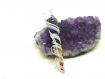 Pendentif licorne arc-en-ciel wire wrap, pendentif arc en ciel, pierre de gemme, cadeau unique pour elle 530