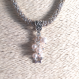 Collier en perles rocailles, collier avec pendentif créé avec perles en verre, cadeau pour elle 45