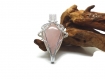 Pendentif quartz rose wire wrap, collier quartz rose, bijoux fantaisie, pendentif elfique, cadeau uniqiue pour elle 205