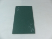 Carte bambou en relief kirigami 3d couleur vert foncé et vert golf