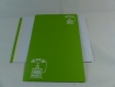 Carte téléphone en kirigami 3d couleur vert menthe et ivoire