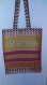 Tote-bag en jacquard - motif ethnique - couleurs chatoyantes