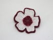 Broche fleur de cerisier, sakura bijoux, broche japonaise, broche feutrine, broche rose, broche brodée, broche fleur, broche fleur tissu