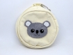 Porte monnaie koala, mignon, en coton, et feutrine, pour enfants, cadeau anniversaire