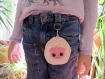 Porte monnaie cochon, cadeau pour enfants, kawaii, en coton et feutrine
