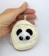 Porte monnaie panda, en coton et feutrine, pour enfant, fait main, cadeau d'anniversaire